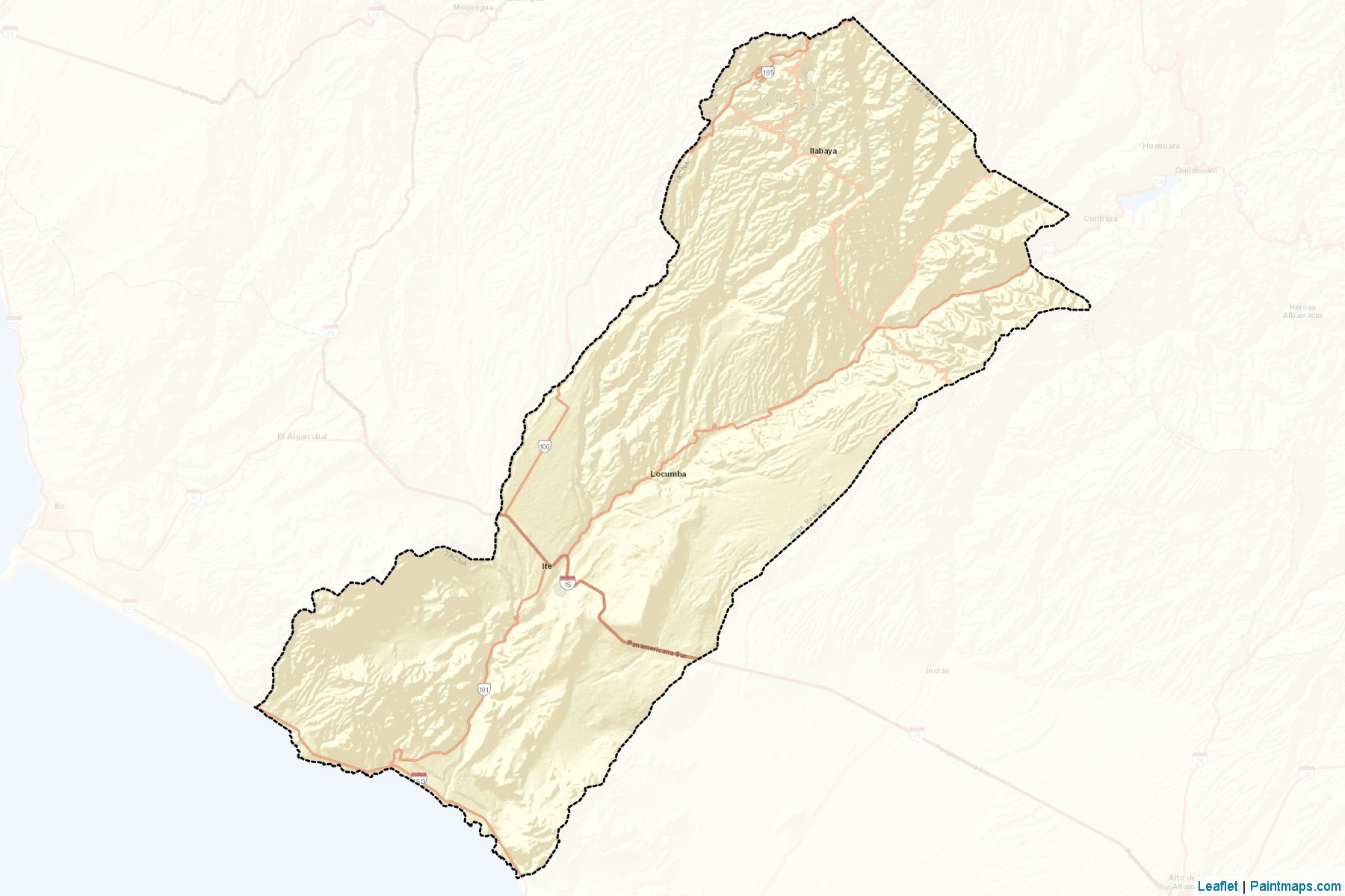 Muestras de recorte de mapas Jorge Basadre (Tacna)-2