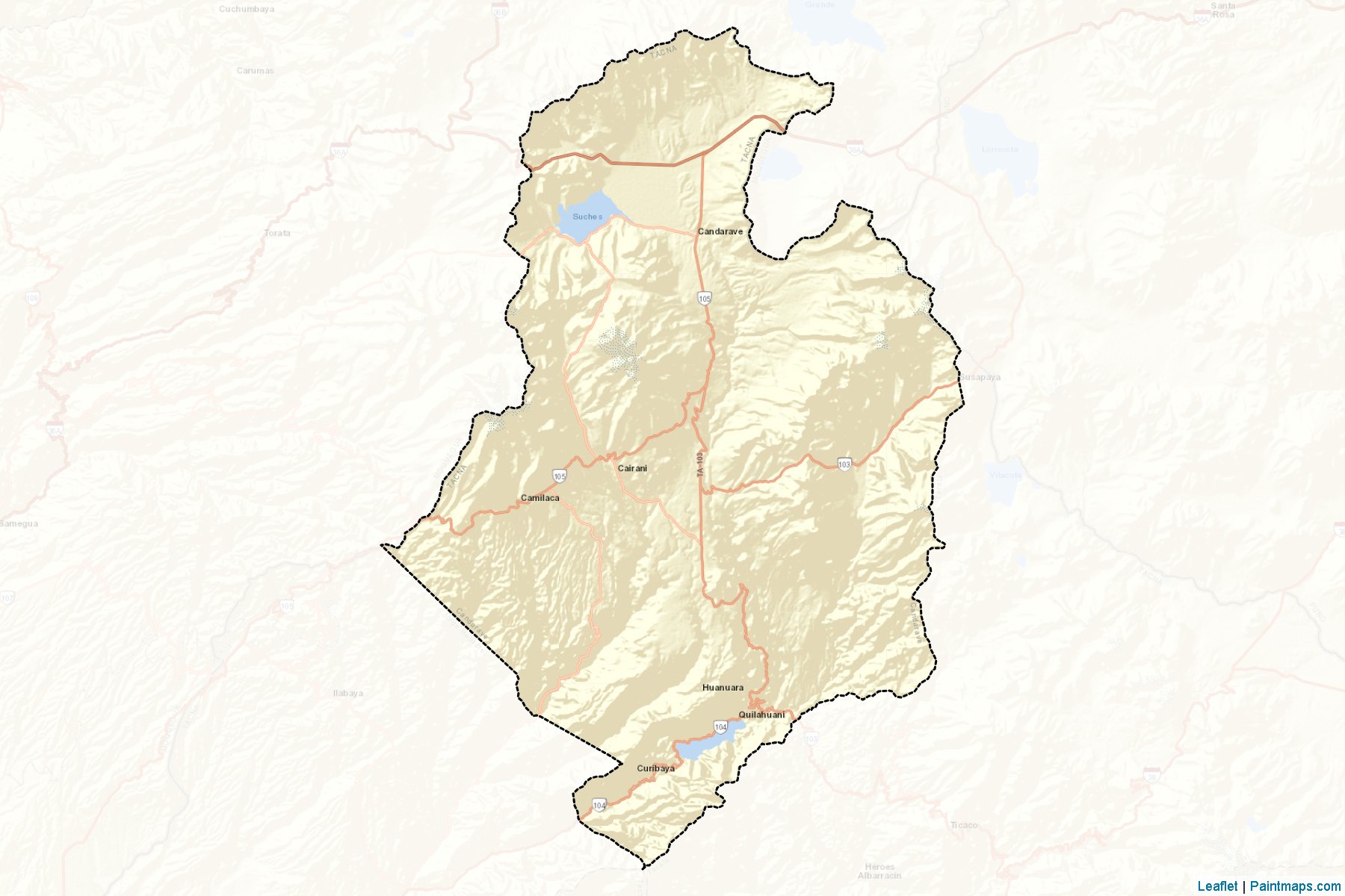 Muestras de recorte de mapas Candarave (Tacna)-2