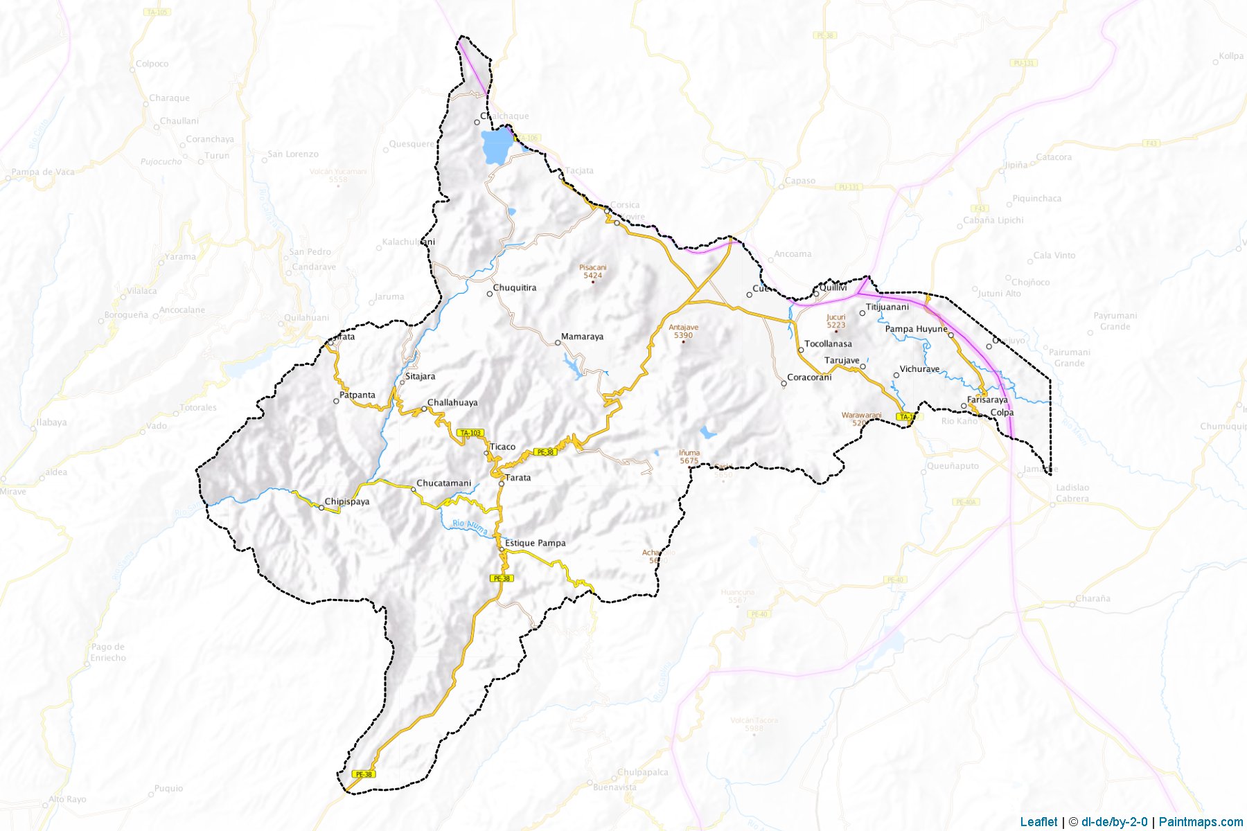 Tarata (Tacna) Map Cropping Samples-1