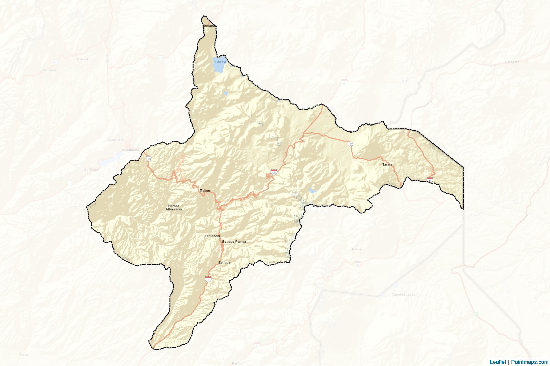 Tarata (Tacna) Map Cropping Samples-2