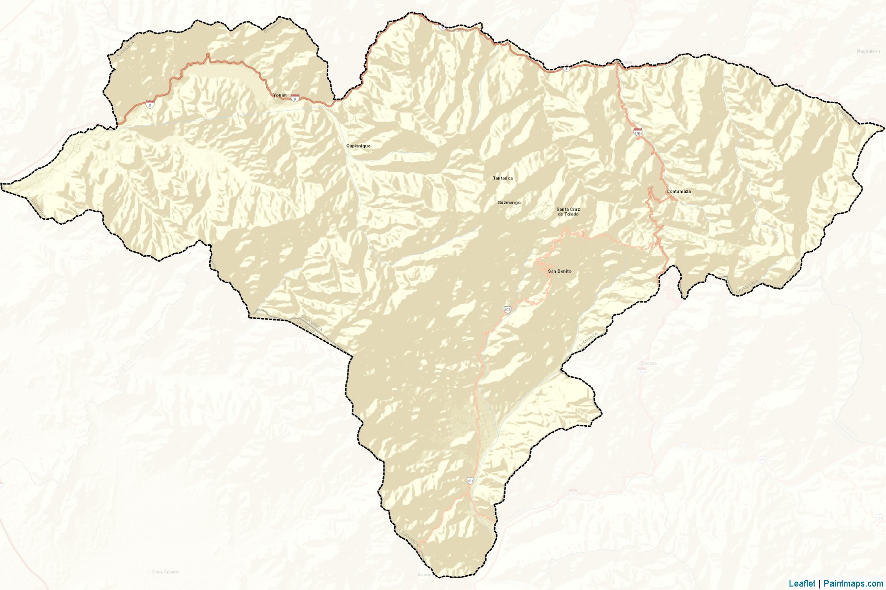 Muestras de recorte de mapas Contumazá (Cajamarca)-2