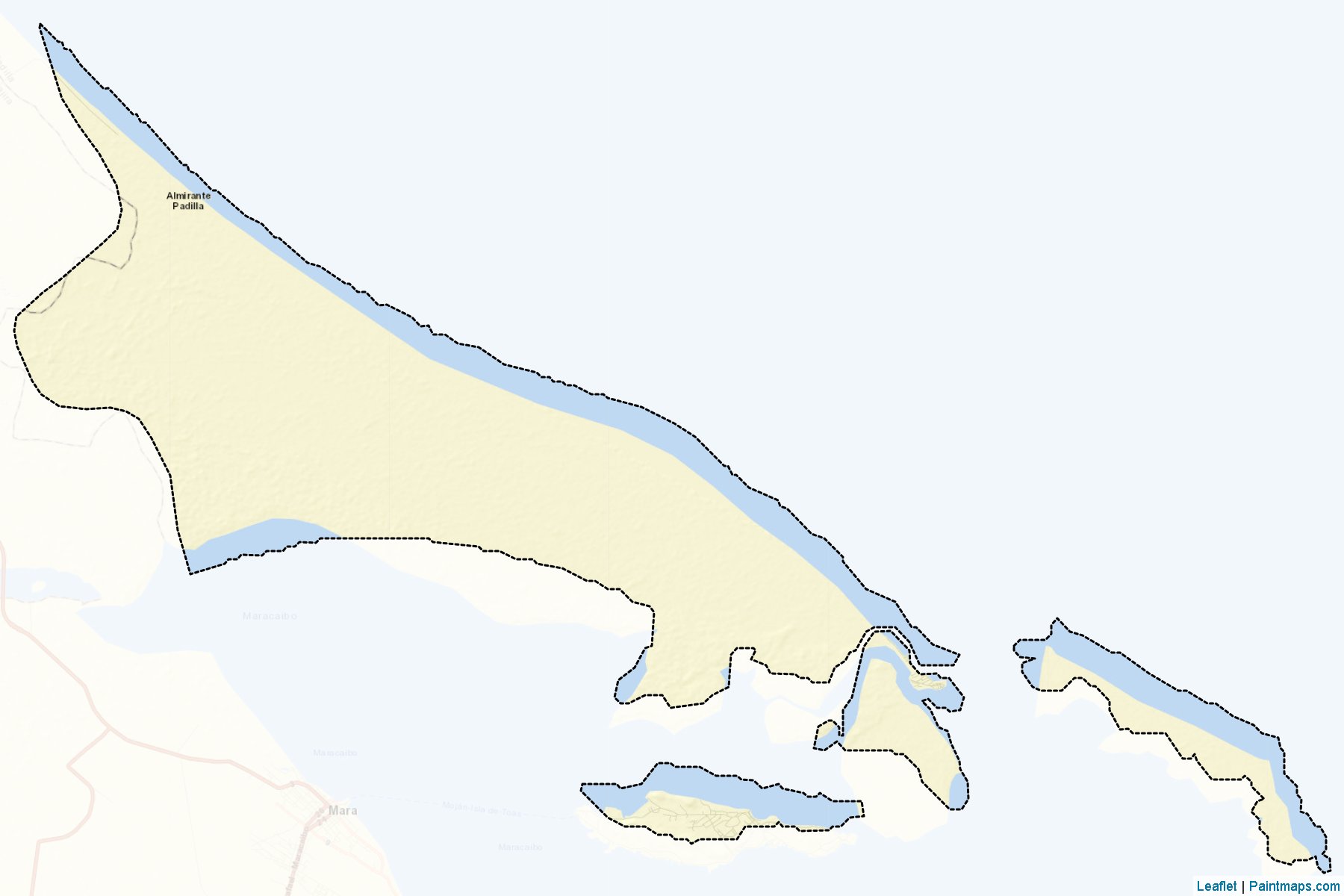 Muestras de recorte de mapas Almirante Padilla (Zulia)-2