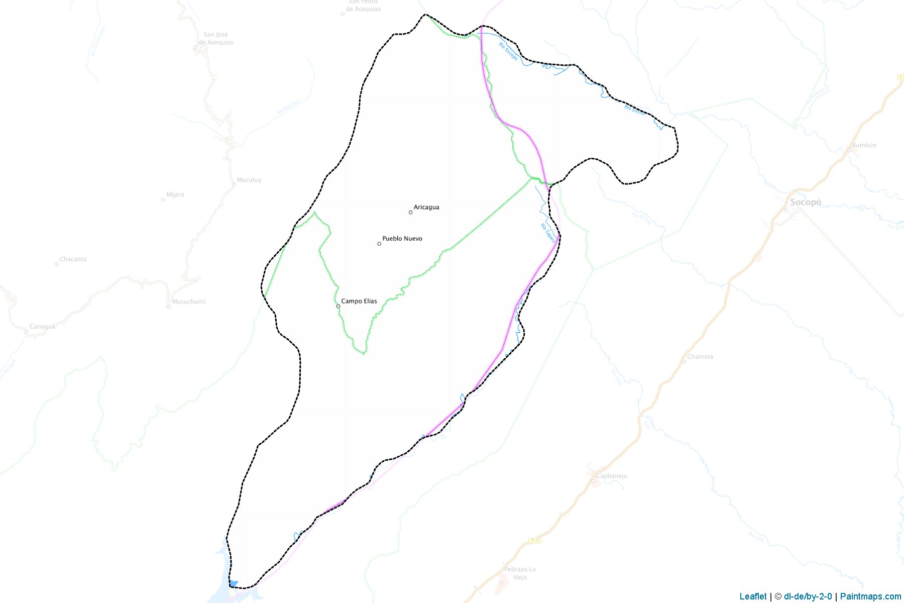 Muestras de recorte de mapas Aricagua (Mérida)-1