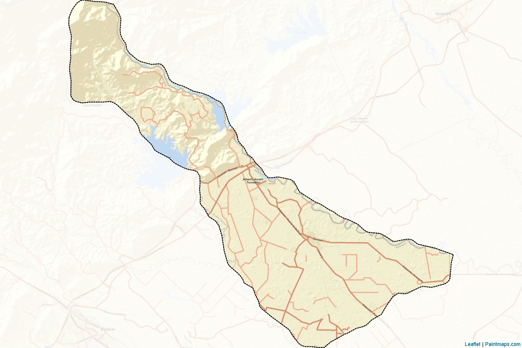 Muestras de recorte de mapas Arvelo (Barinas)-2