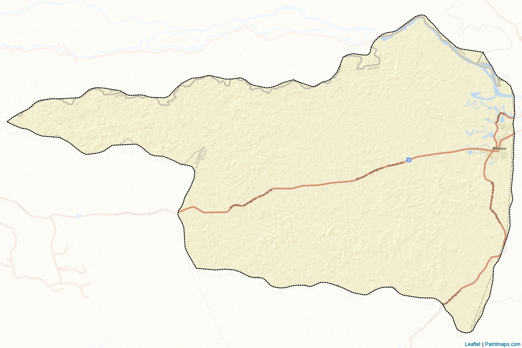 Muestras de recorte de mapas Biruaca (Apure)-2