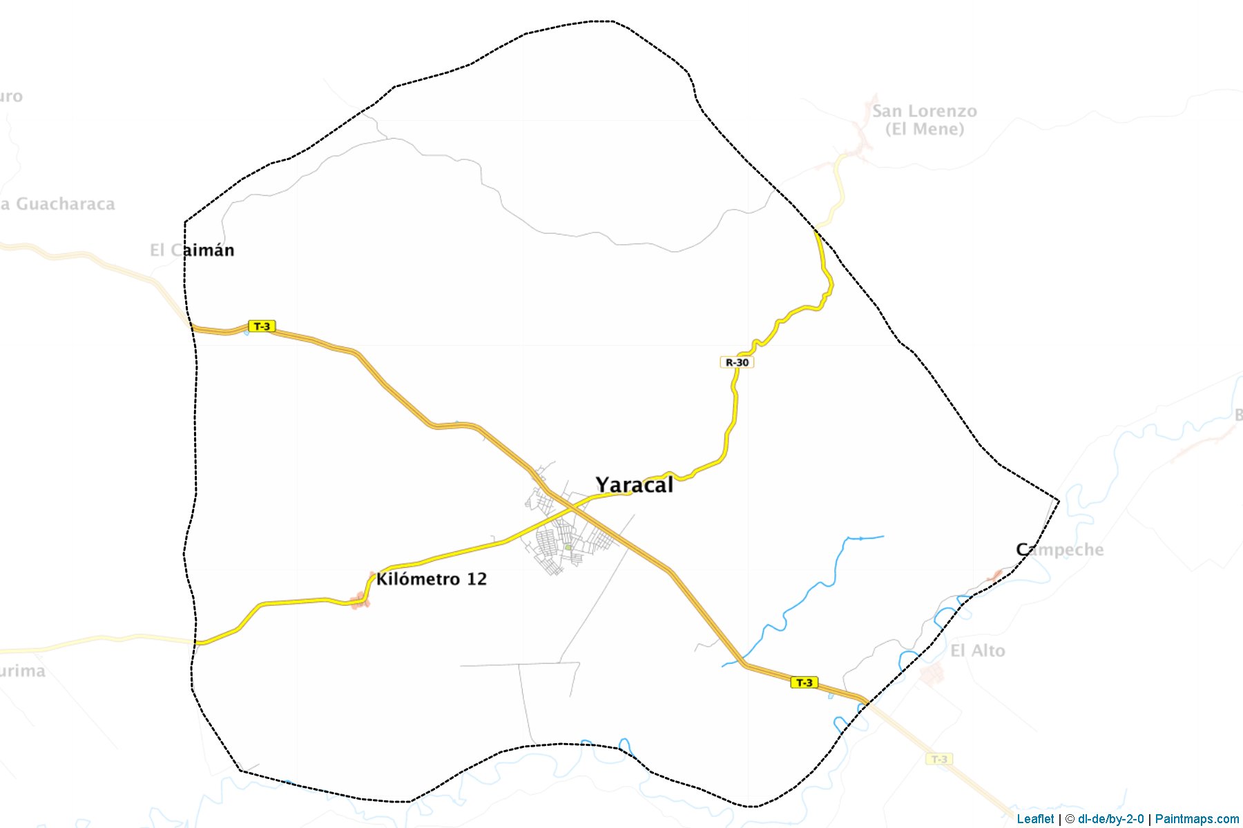 Muestras de recorte de mapas Cacique Manaure (Falcón)-1