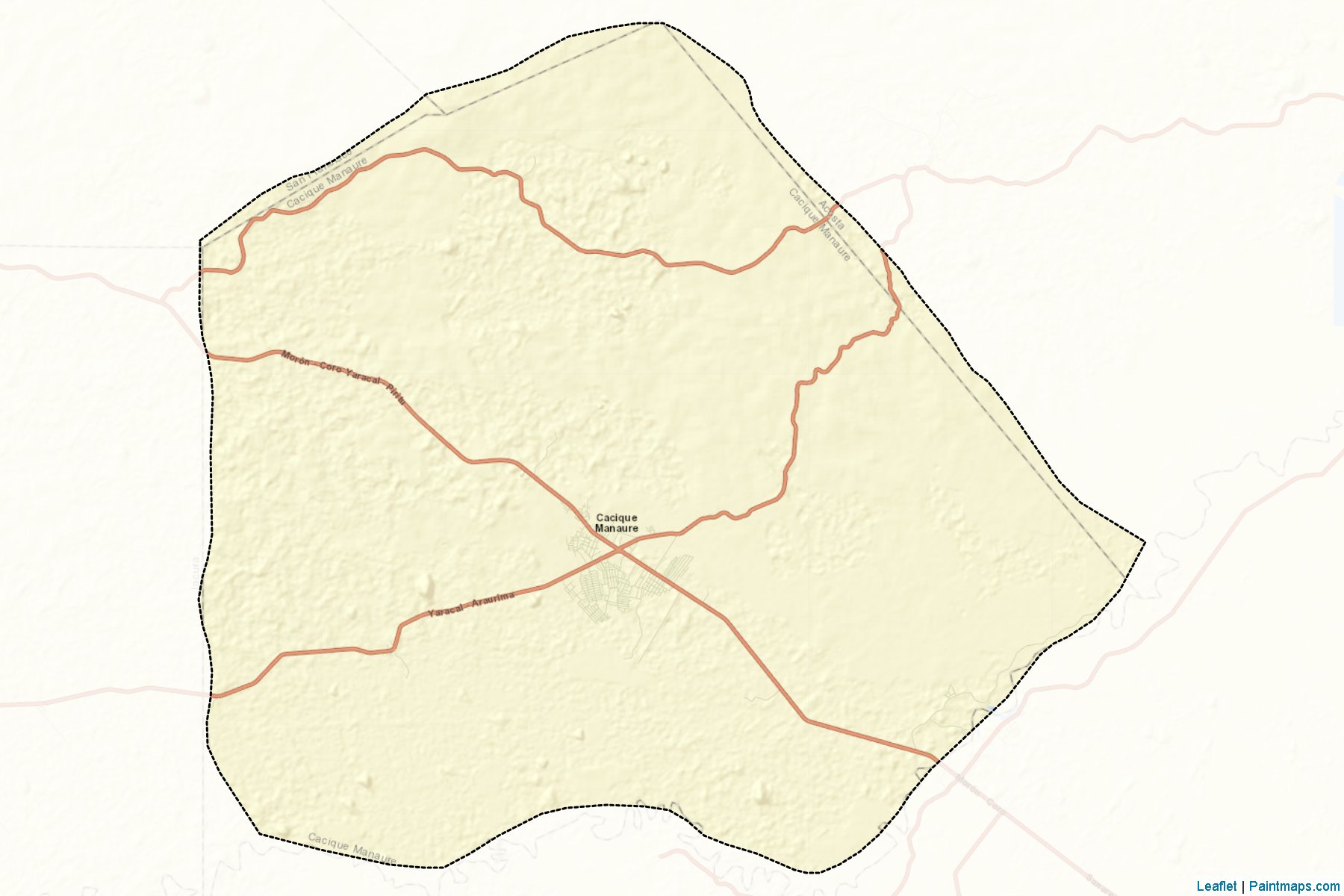 Muestras de recorte de mapas Cacique Manaure (Falcón)-2