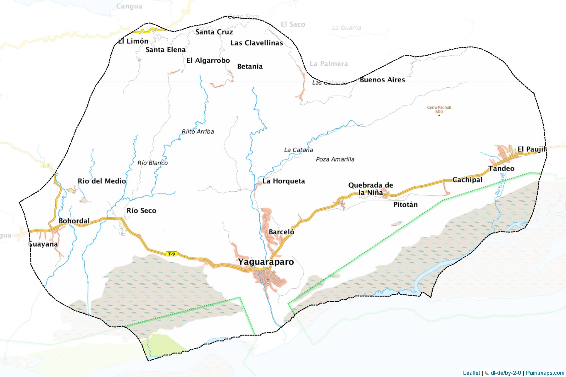 Cajigal (Sucre) Map Cropping Samples-1