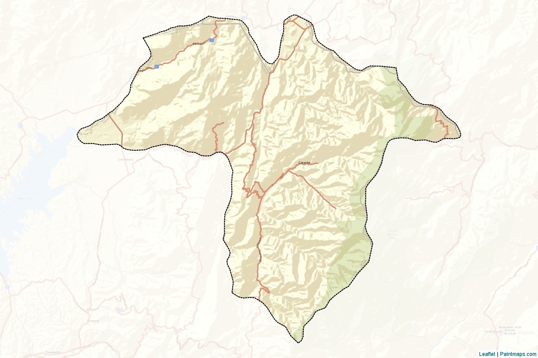 Carache (Trujillo) Map Cropping Samples-2