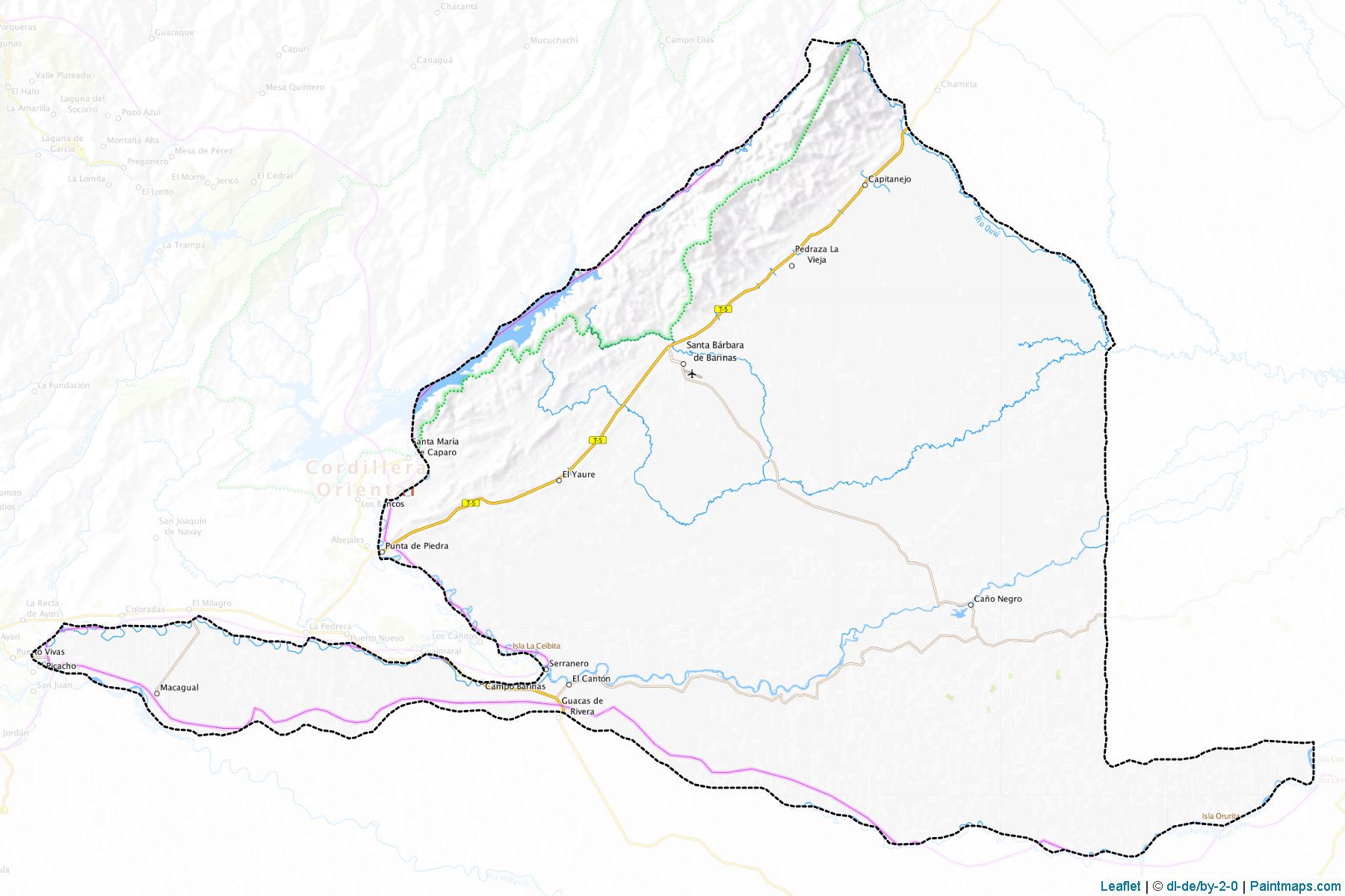 Muestras de recorte de mapas Ezequiel Zamora (Barinas)-1