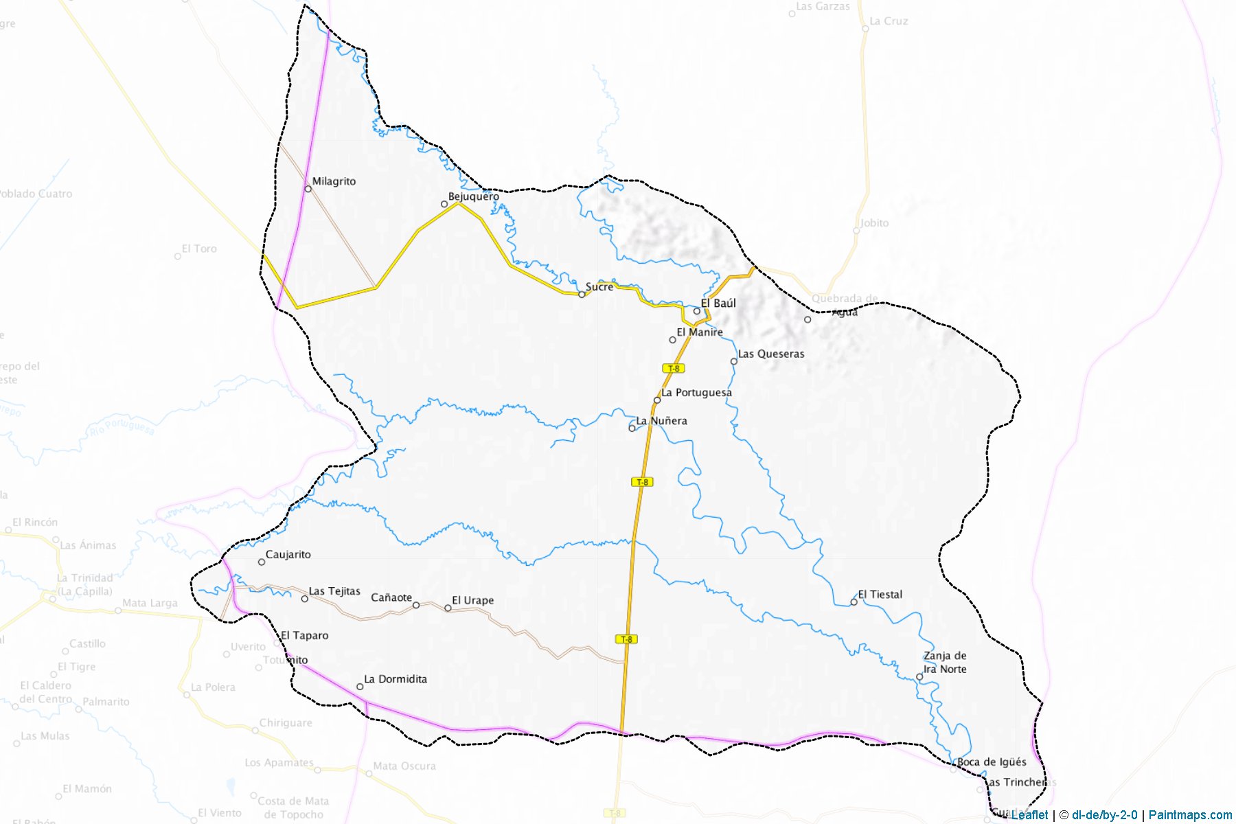 Girardot (Cojedes) Map Cropping Samples-1