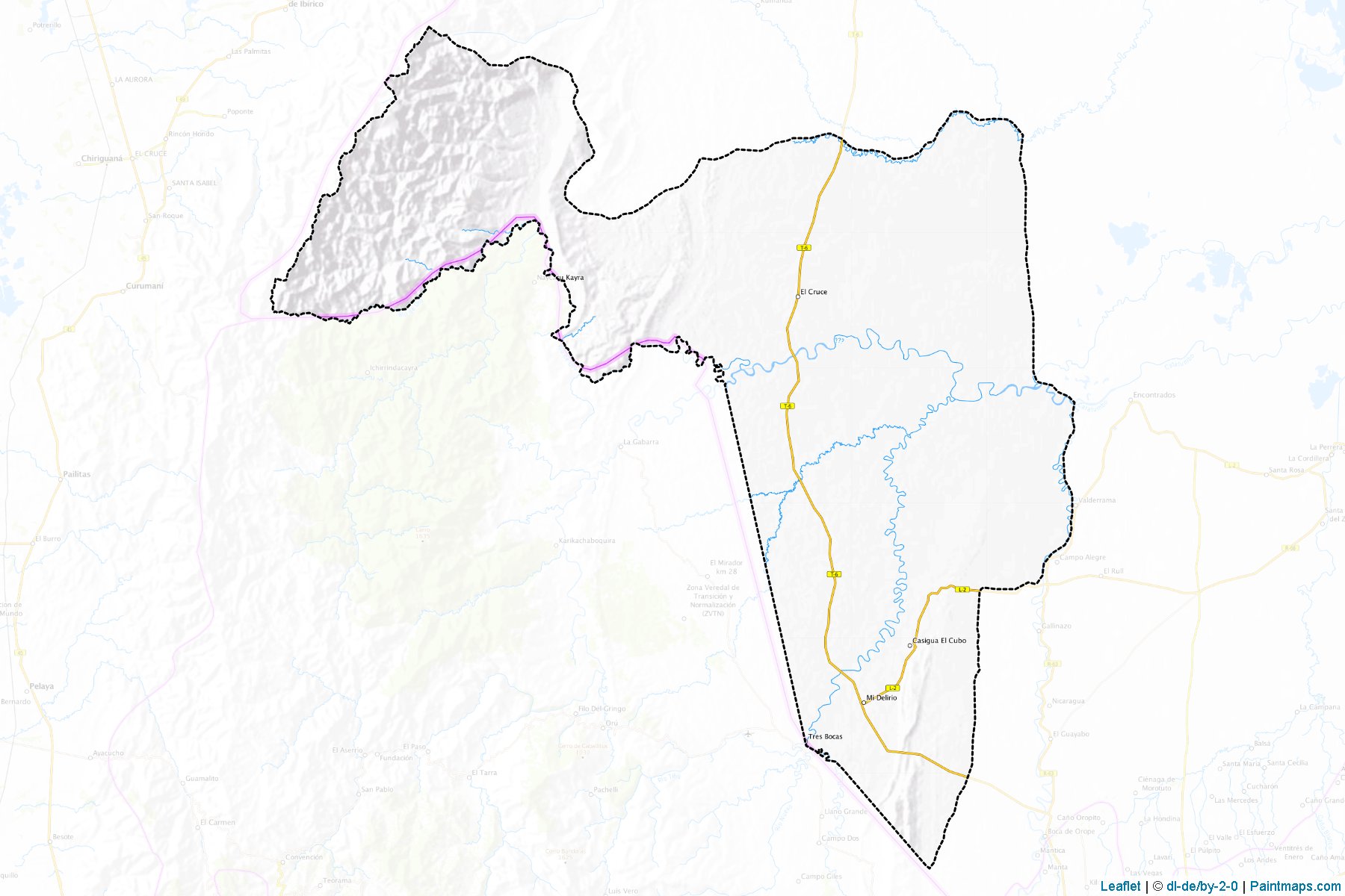 Muestras de recorte de mapas Jesus Maria Semprum (Zulia)-1