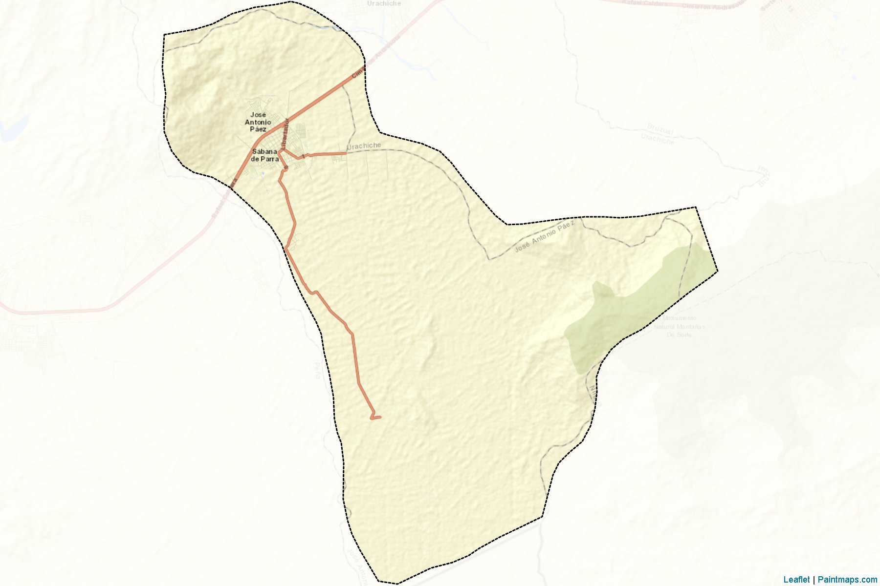 Muestras de recorte de mapas Jose Antonio Paez (Yaracuy)-2