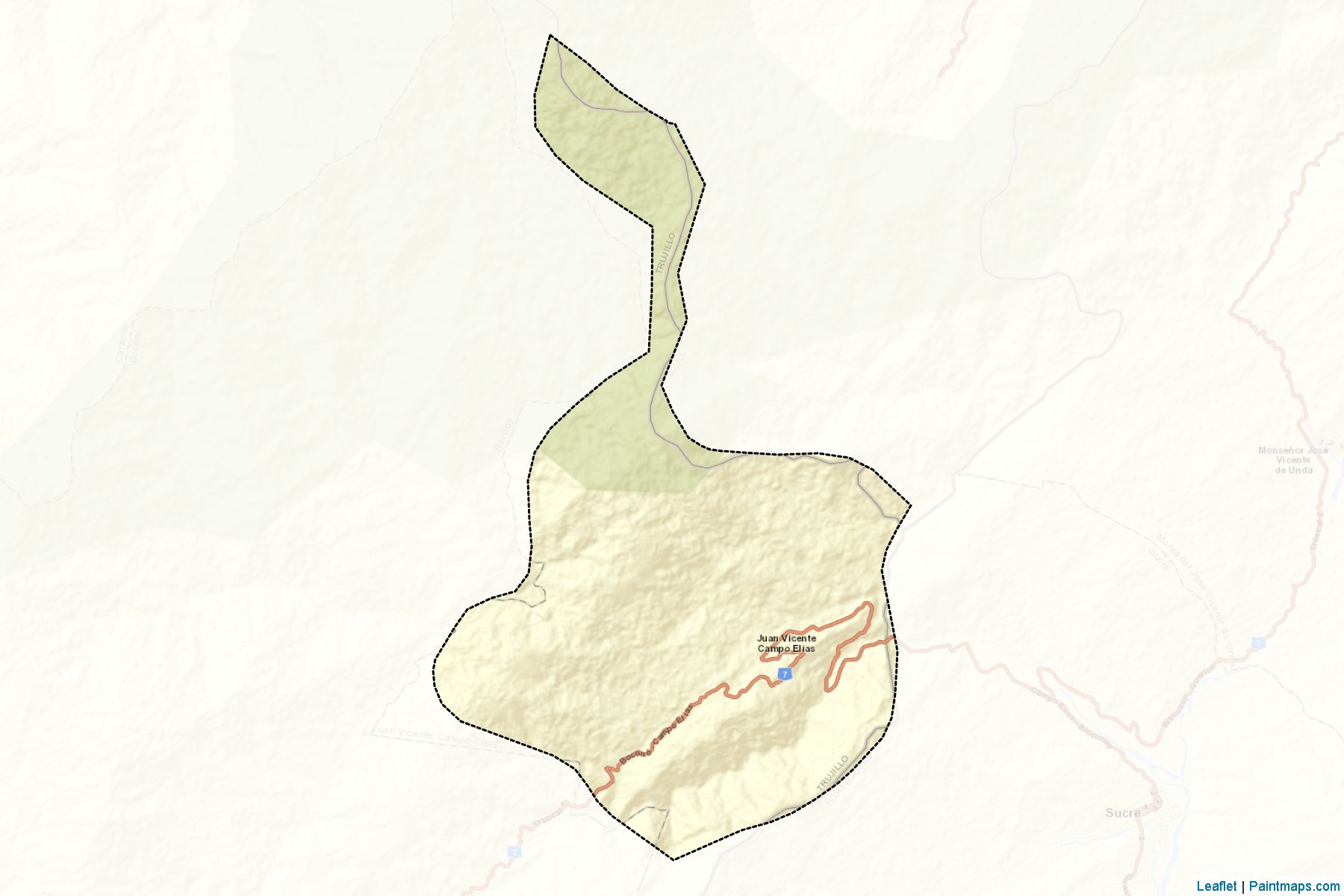 Muestras de recorte de mapas Juan Vicente Campo Elias (Trujillo)-2