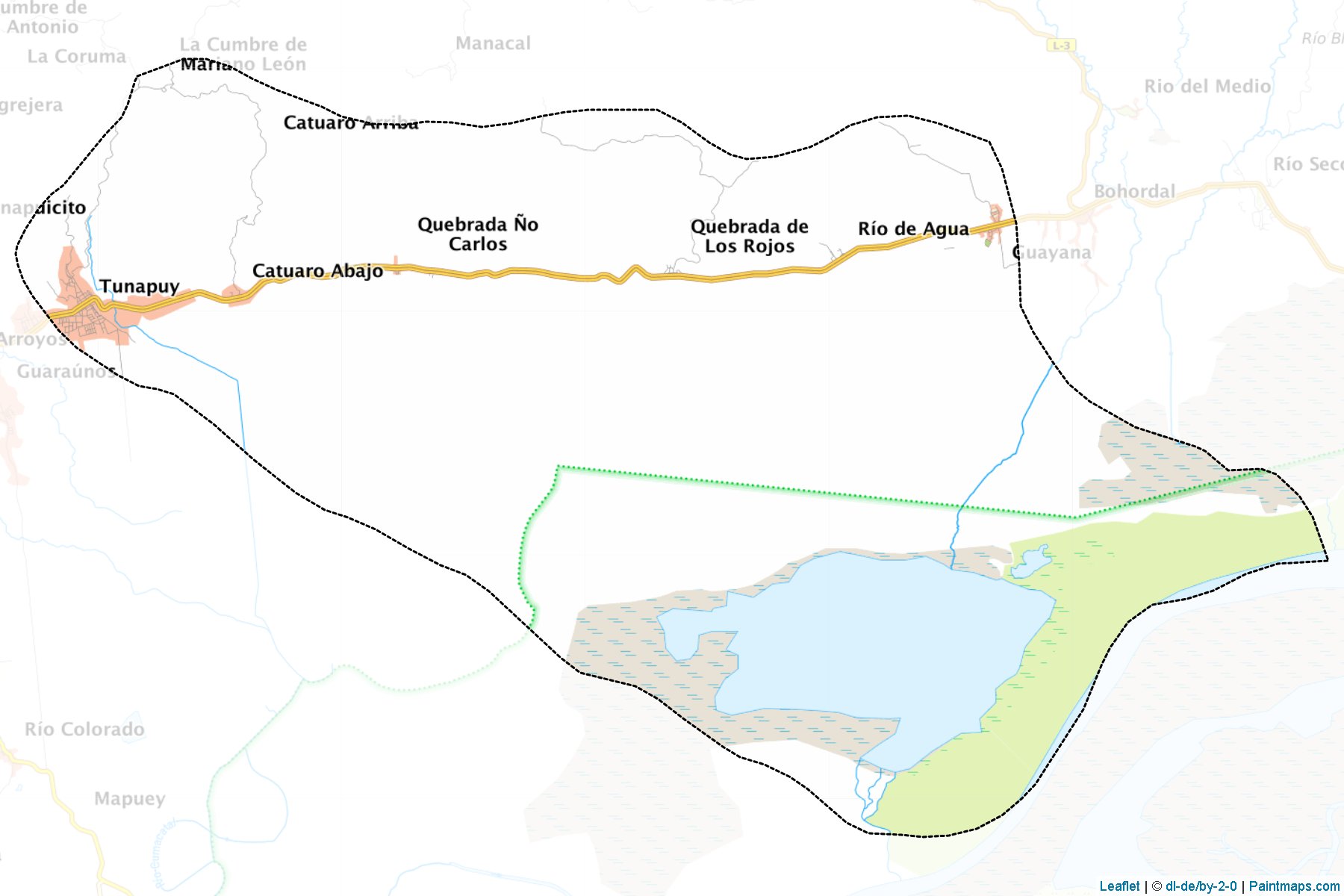 Muestras de recorte de mapas Libbertador (Sucre)-1