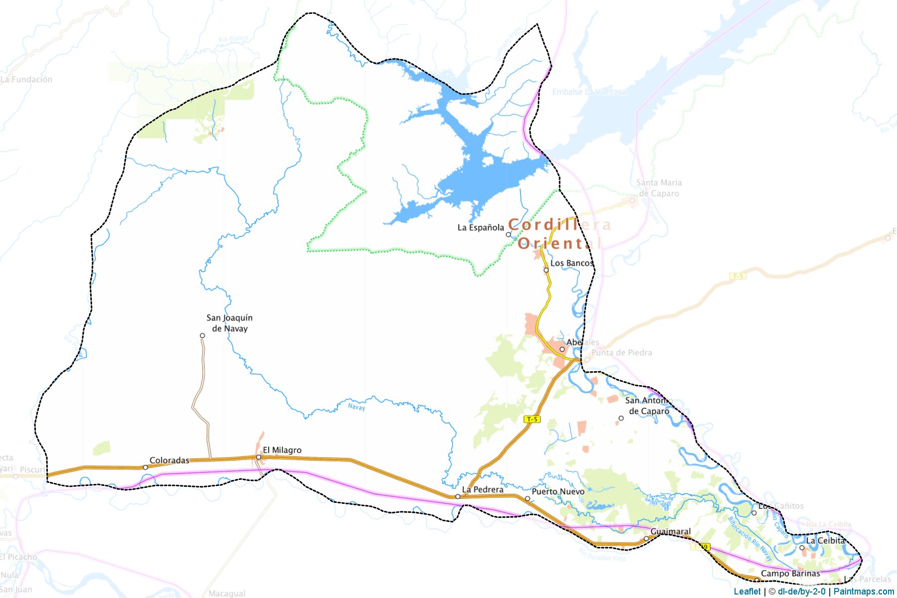 Muestras de recorte de mapas Libertador (Táchira)-1