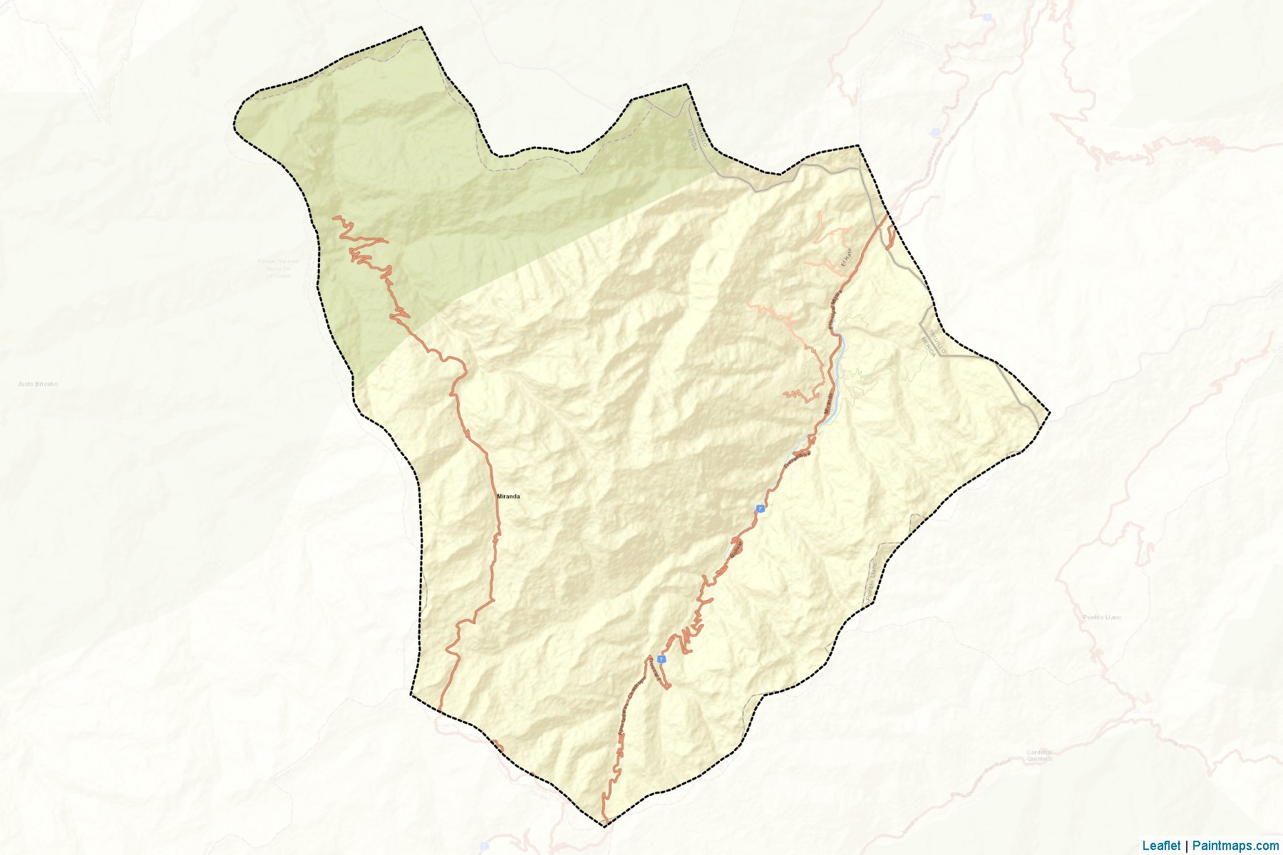 Muestras de recorte de mapas Miranda (Mérida)-2