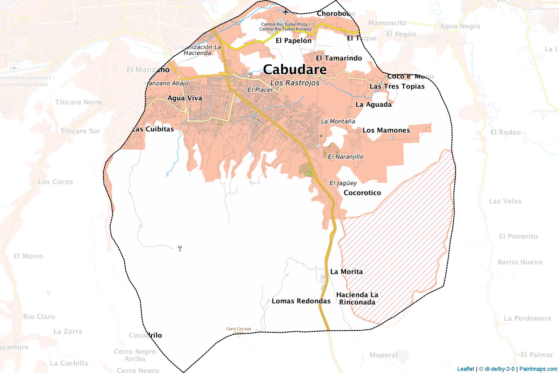 Muestras de recorte de mapas Palavecino (Lara)-1