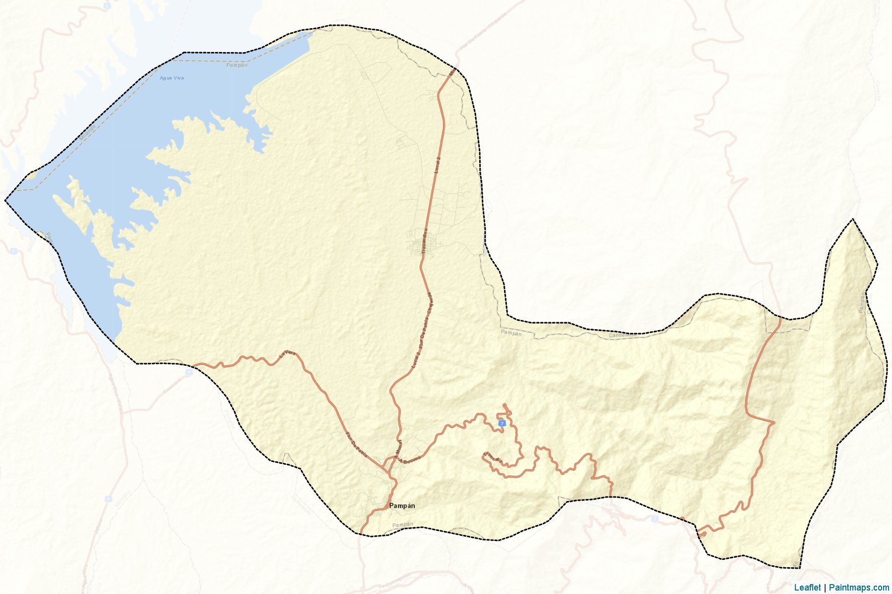 Pampan (Trujillo) Haritası Örnekleri-2