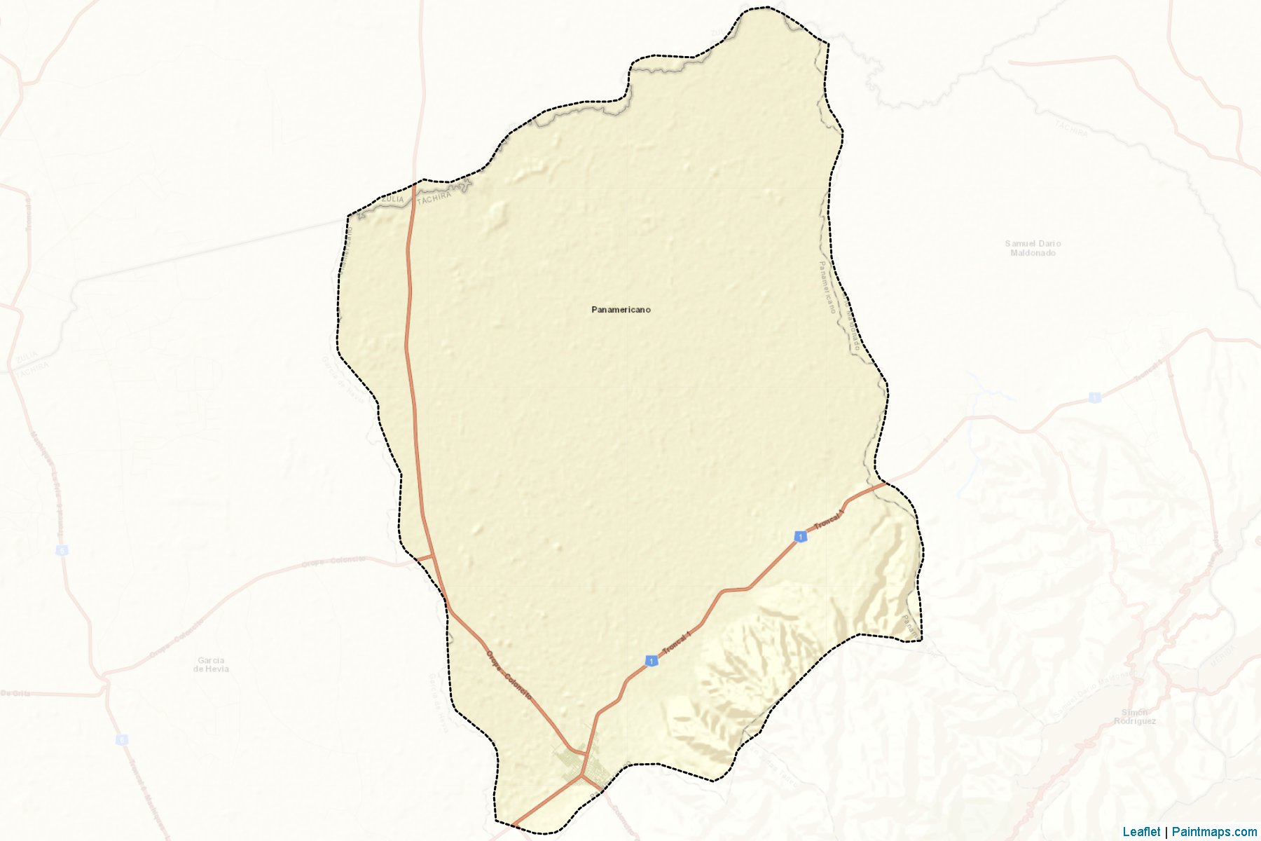 Muestras de recorte de mapas Panamericano (Táchira)-2