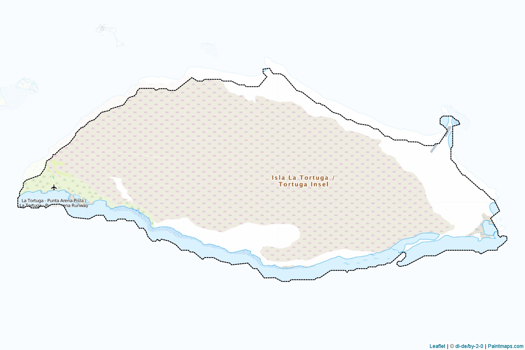 Pedro Gual (Federal Dependencies of Venezuela) Haritası Örnekleri-1