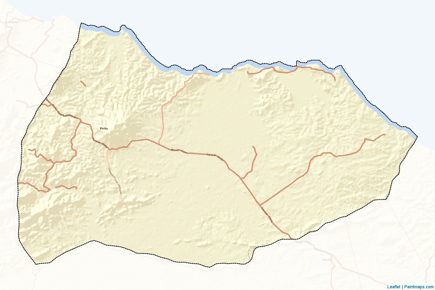 Muestras de recorte de mapas Piritu (Falcón)-2