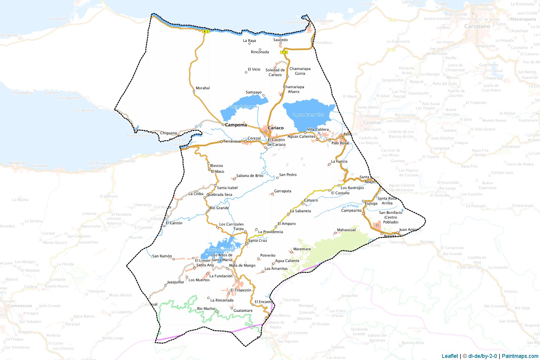 Muestras de recorte de mapas Rubero (Sucre)-1