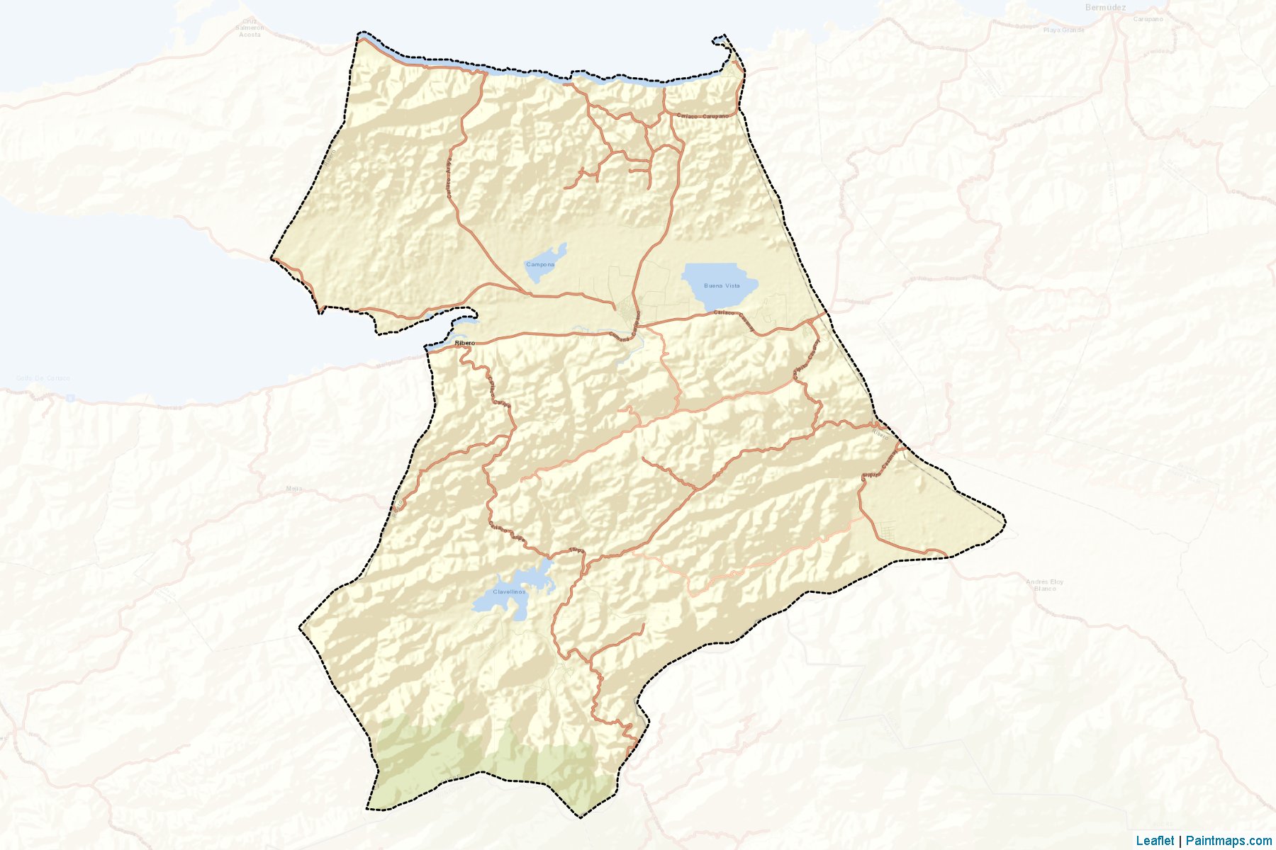 Muestras de recorte de mapas Rubero (Sucre)-2