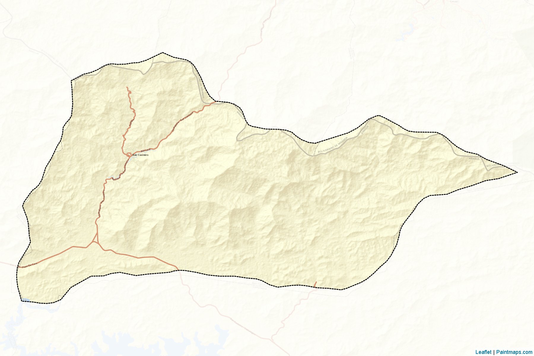 Muestras de recorte de mapas San Casimiro (Aragua)-2