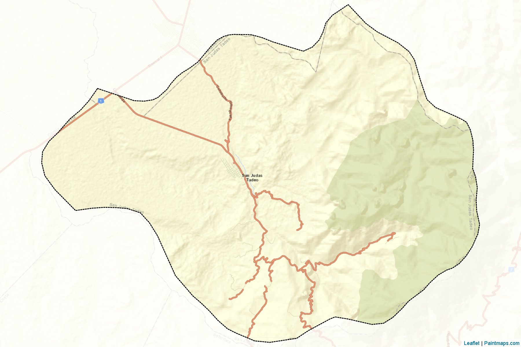 Muestras de recorte de mapas San Judas Tadeo (Táchira)-2