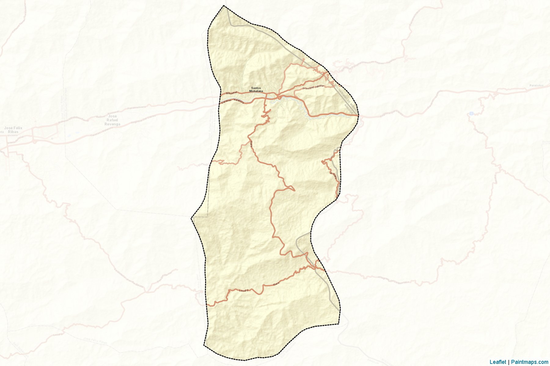 Santos Michelena (Aragua) Map Cropping Samples-2