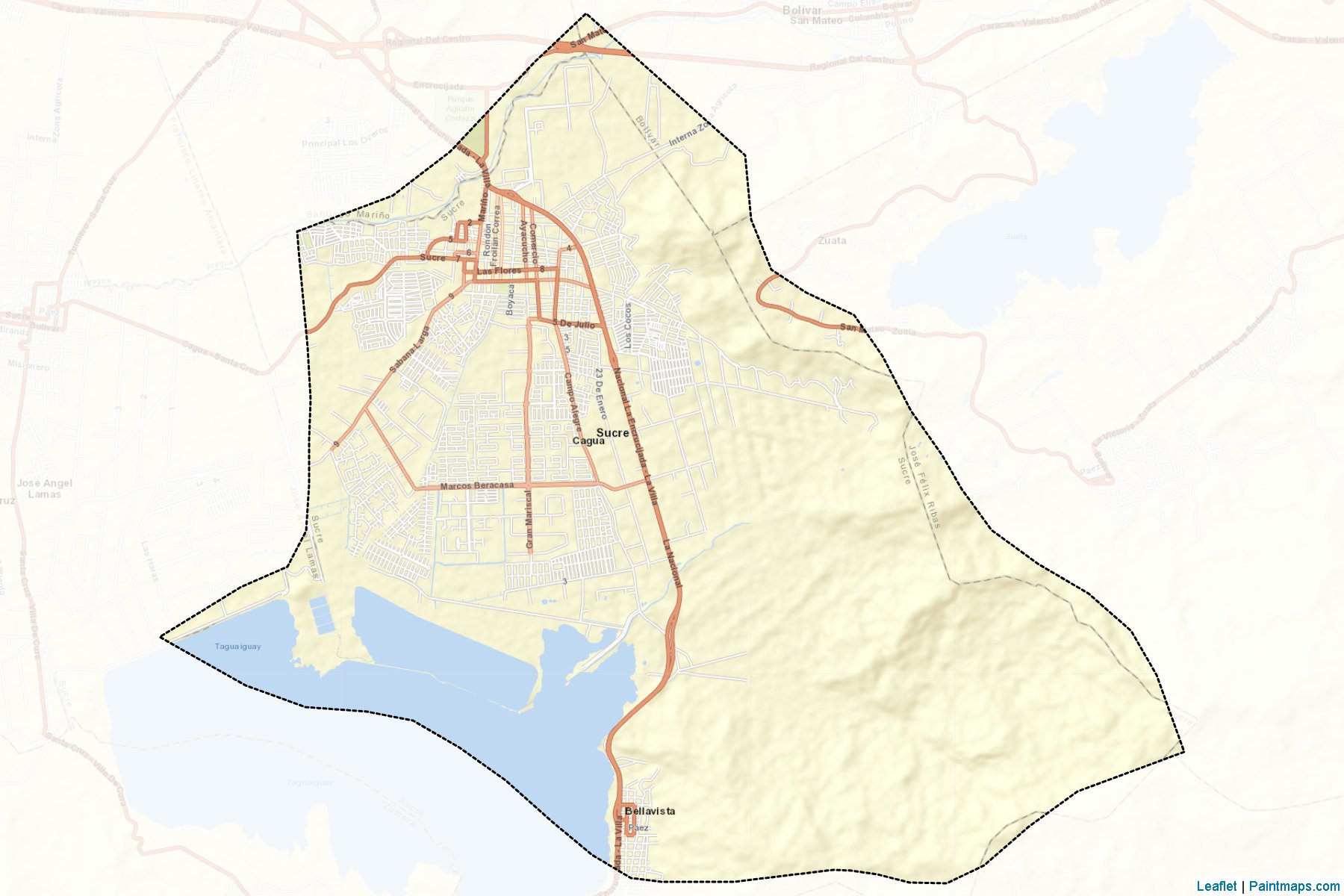 Sucre (Aragua) Map Cropping Samples-2