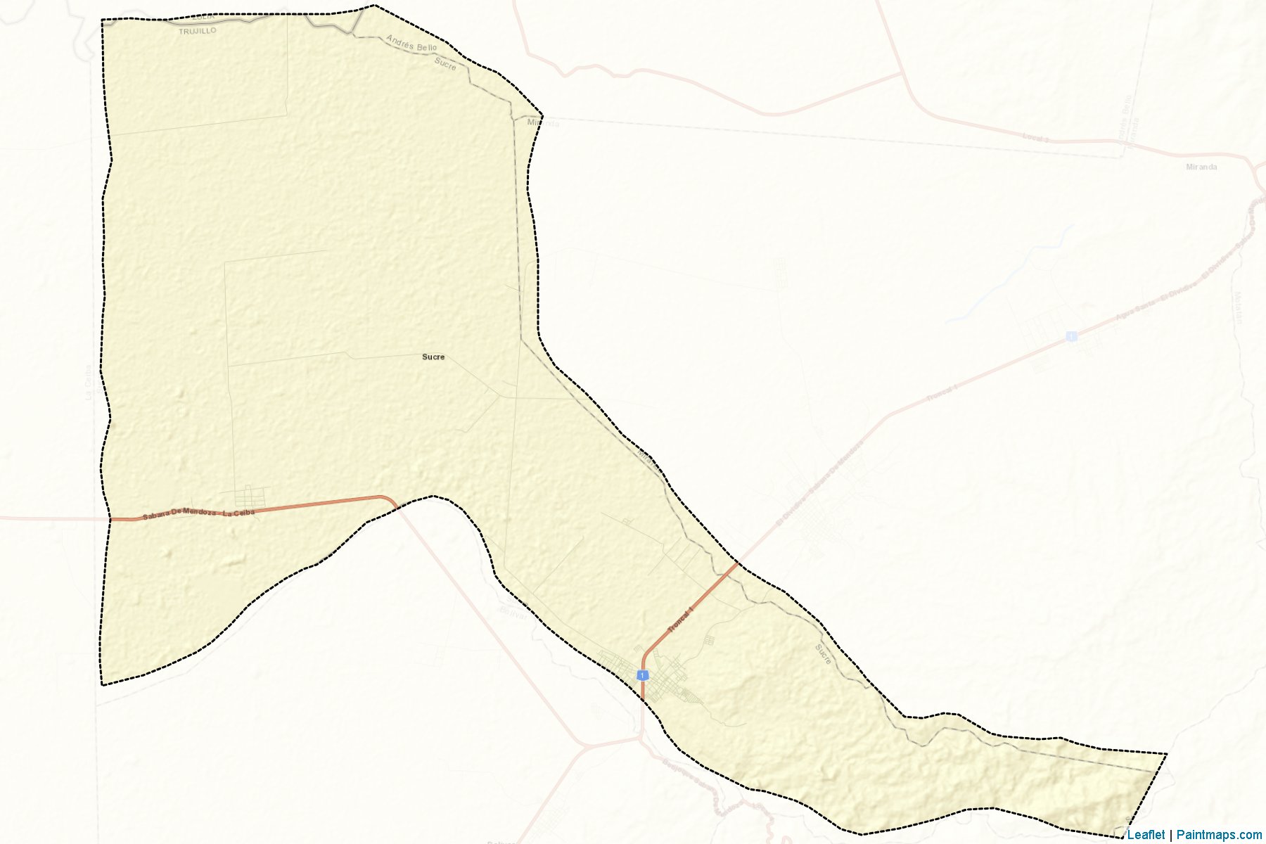 Muestras de recorte de mapas Sucre (Trujillo)-2