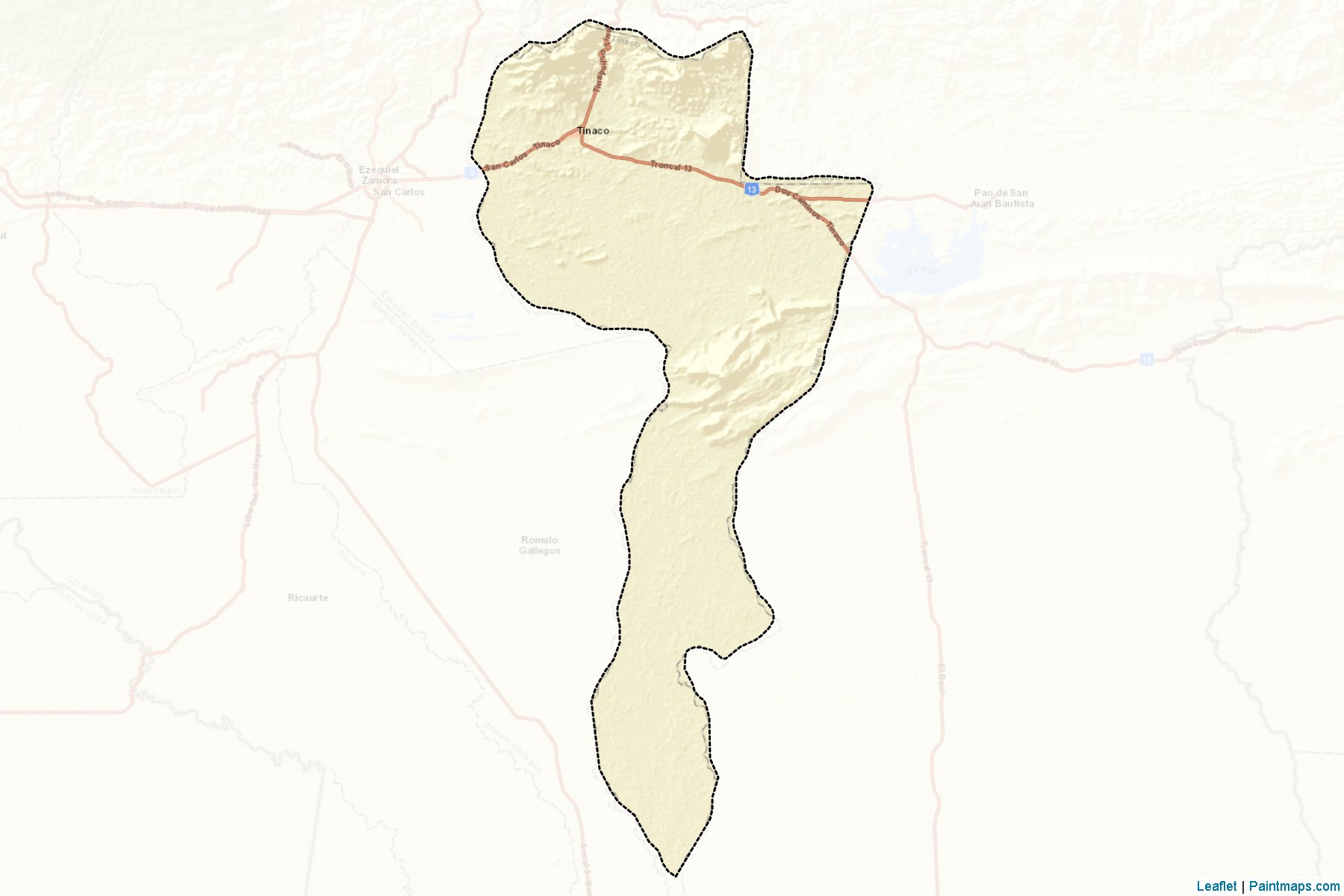 Muestras de recorte de mapas Tinaco (Cojedes)-2