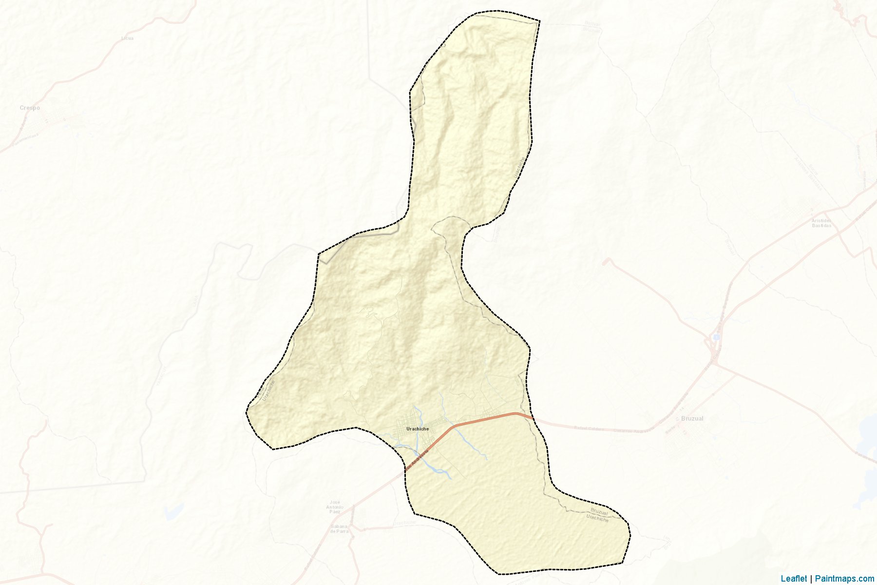 Muestras de recorte de mapas Urachiche (Yaracuy)-2