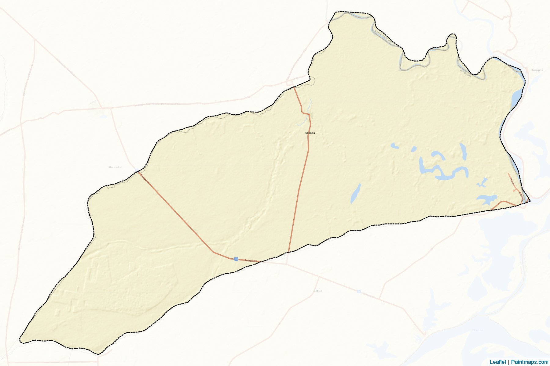 Muestras de recorte de mapas Uracoa (Monagas)-2