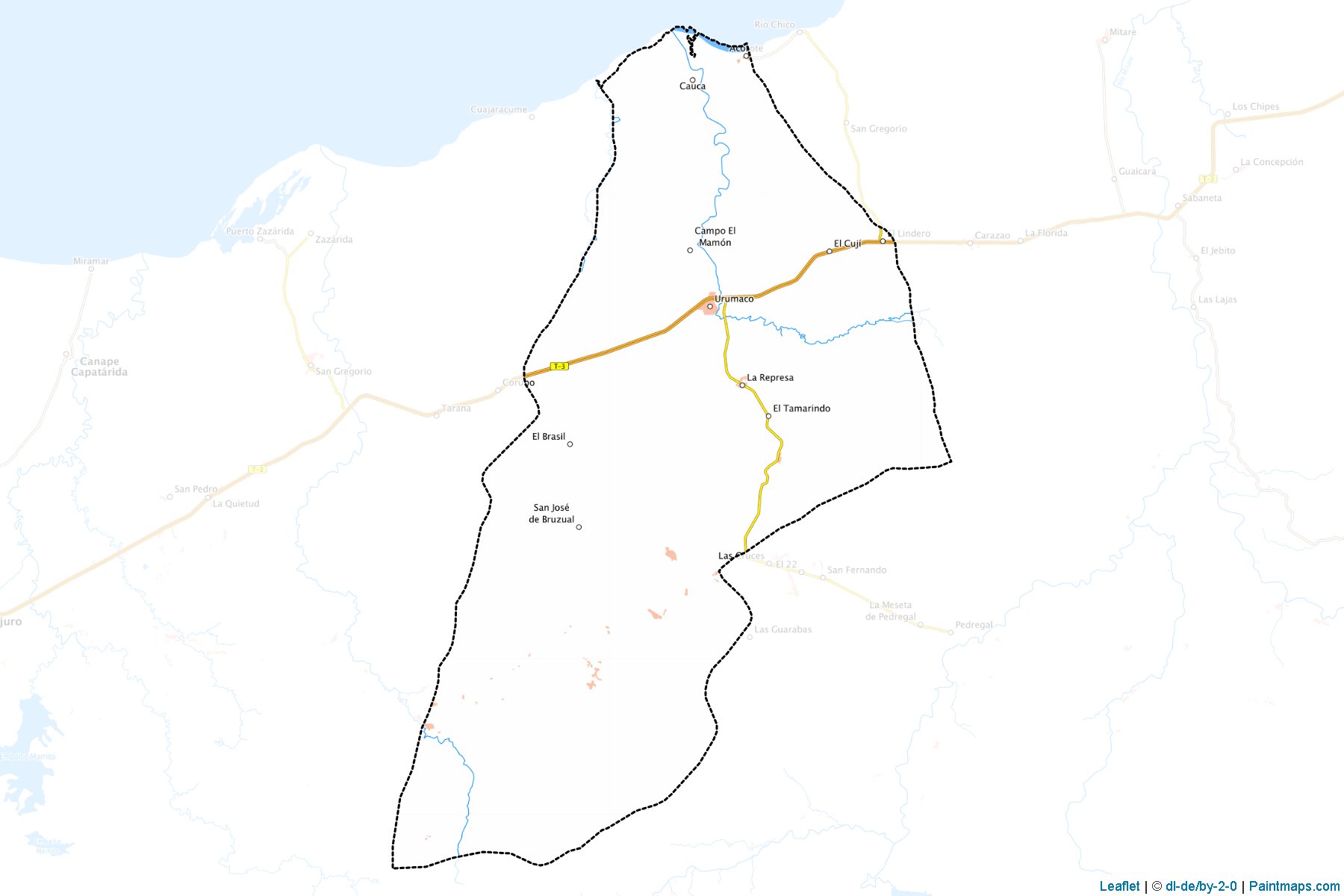 Muestras de recorte de mapas Urumaco (Falcón)-1