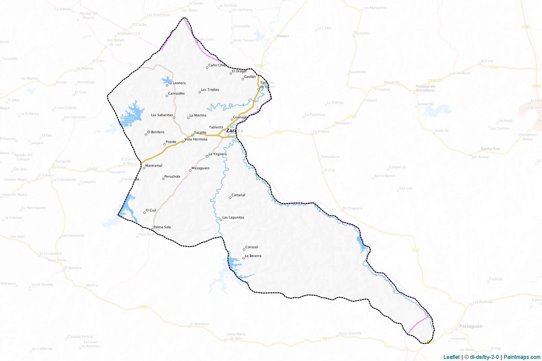 Muestras de recorte de mapas Zaraza (Guárico)-1