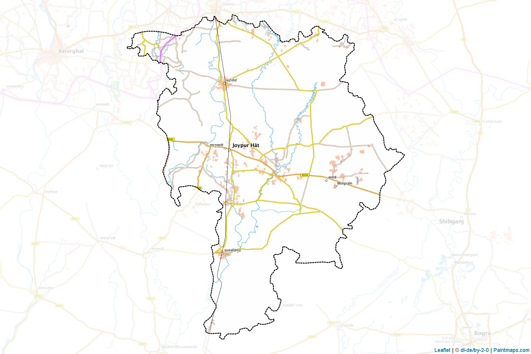 Joypurhat (Rajshahi) Map Cropping Samples-1