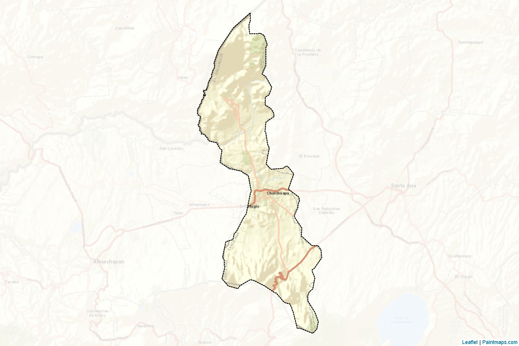 Muestras de recorte de mapas Chalchuapa (Santa Ana)-2