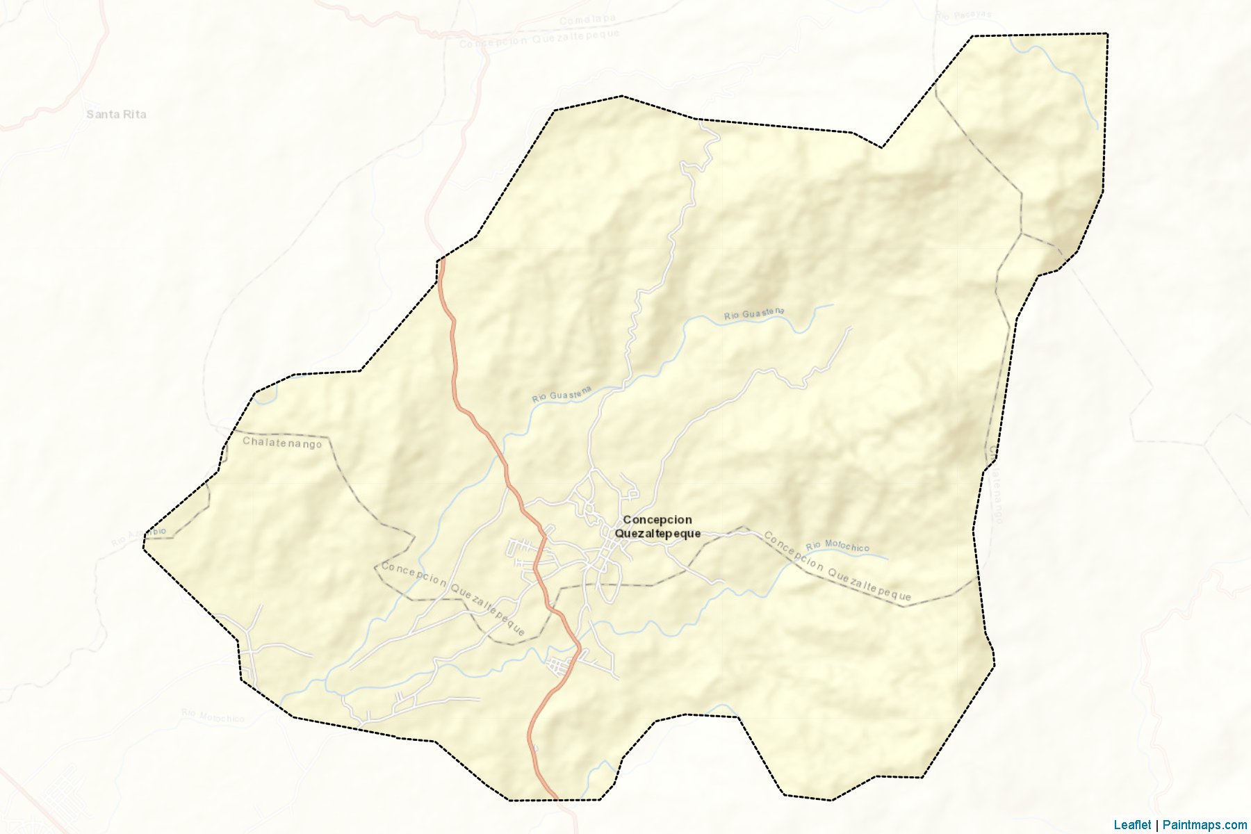 Muestras de recorte de mapas Concepcion Quezaltepeque (Chalatenango)-2