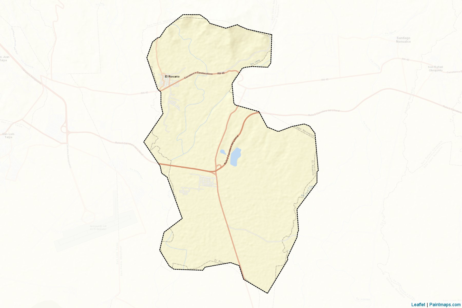 Muestras de recorte de mapas El Rosario (La Paz)-2