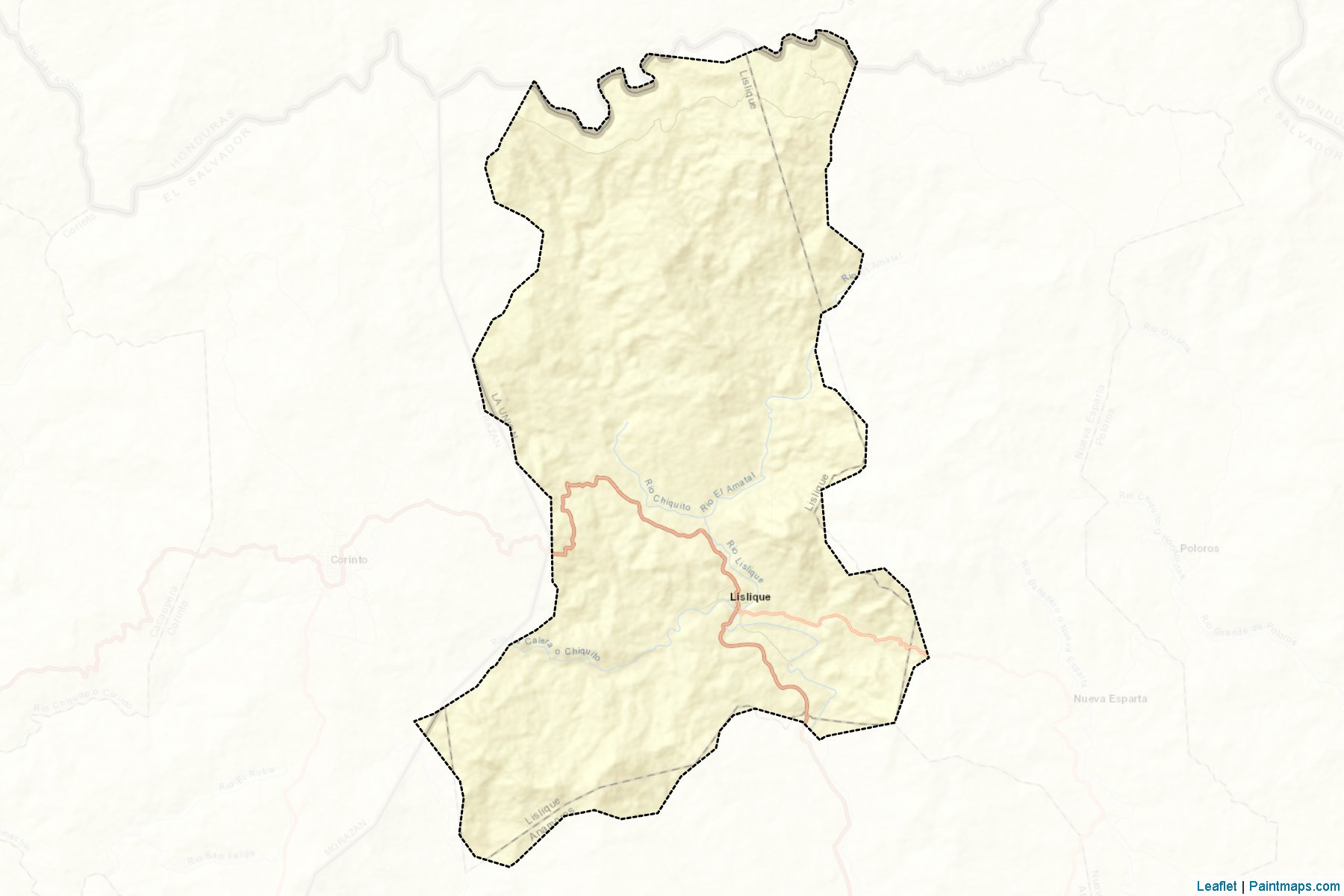 Muestras de recorte de mapas Lislique (La Unión)-2