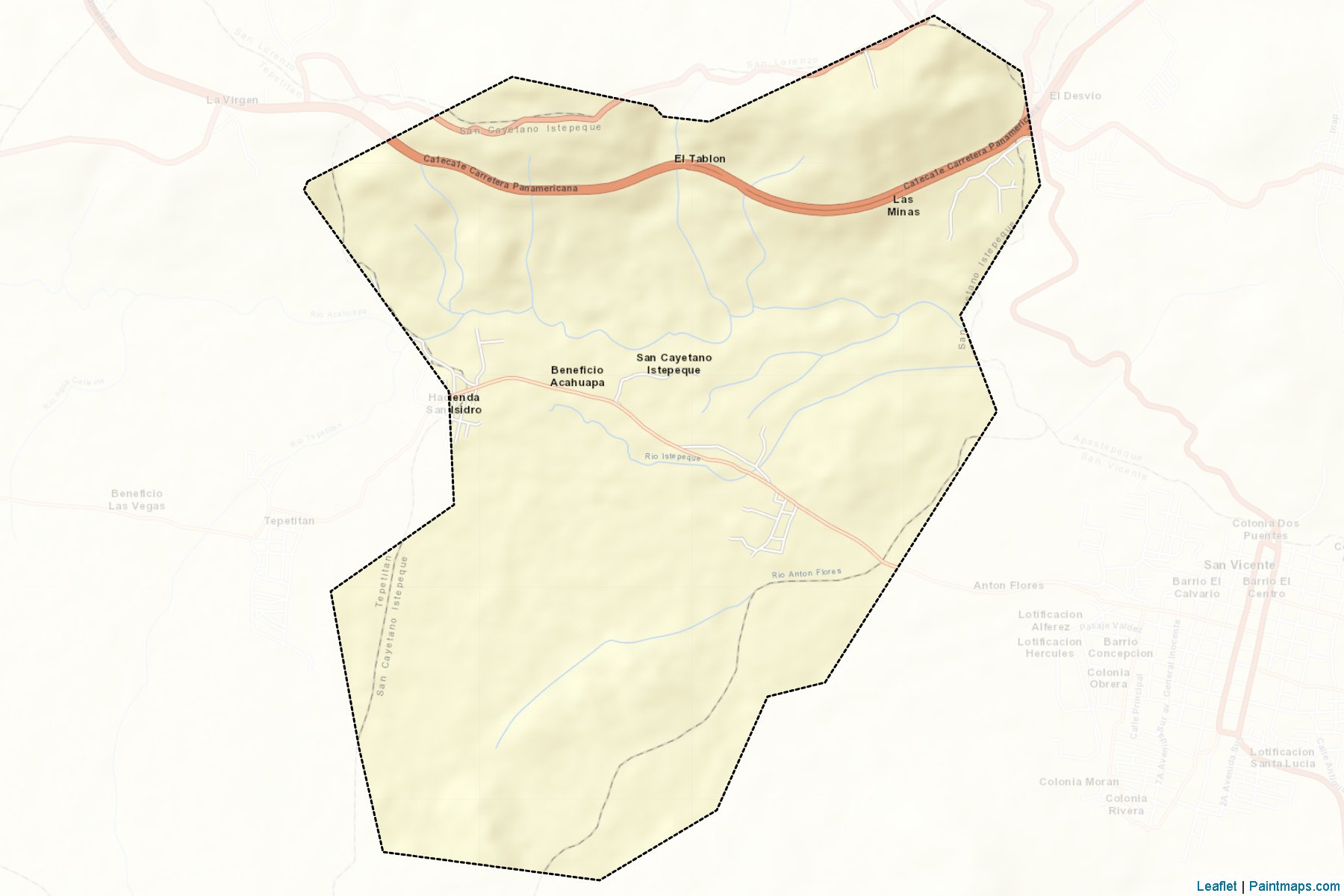 Muestras de recorte de mapas San Cayetano Istepeque (San Vicente)-2