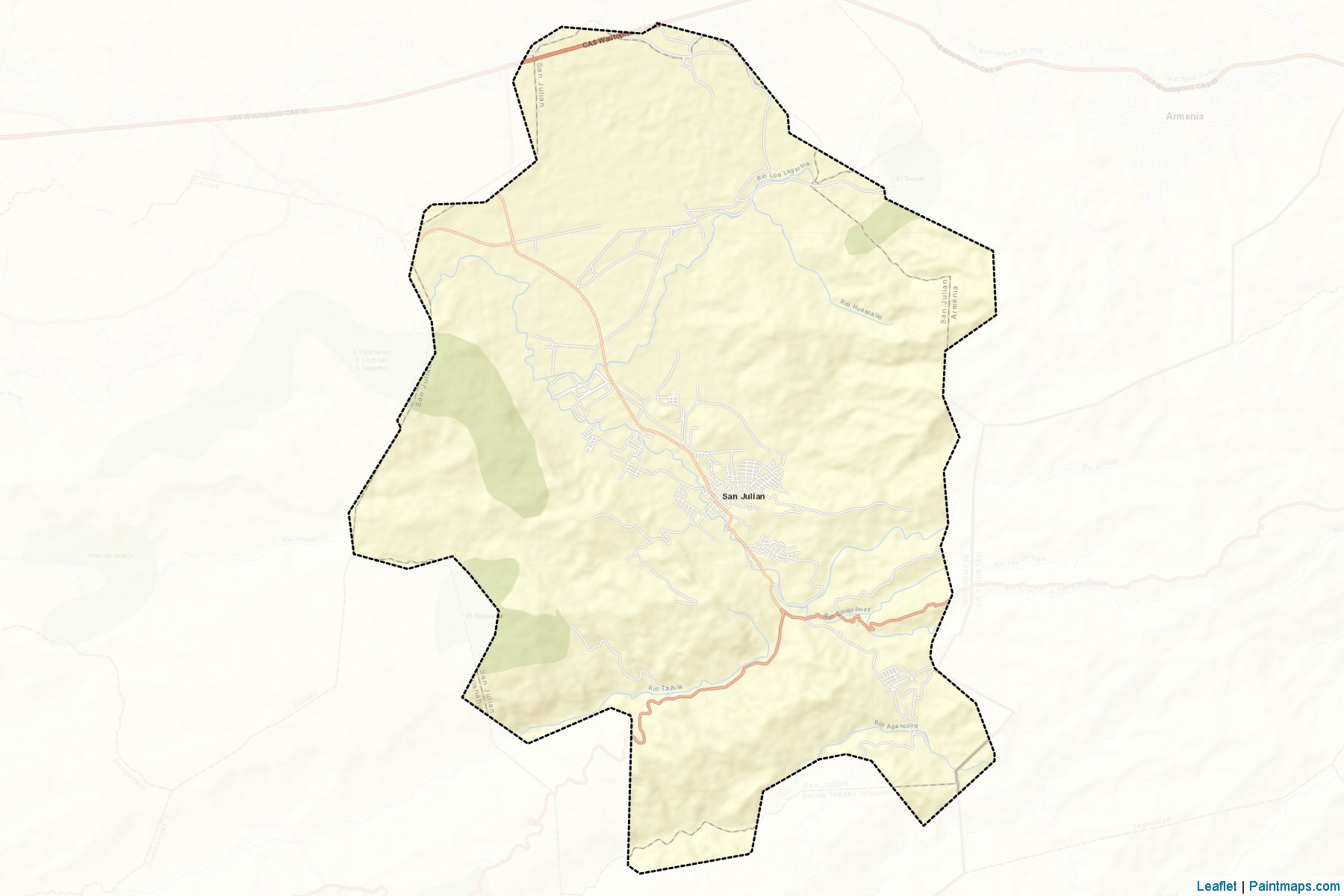 Muestras de recorte de mapas San Julian (Sonsonate)-2