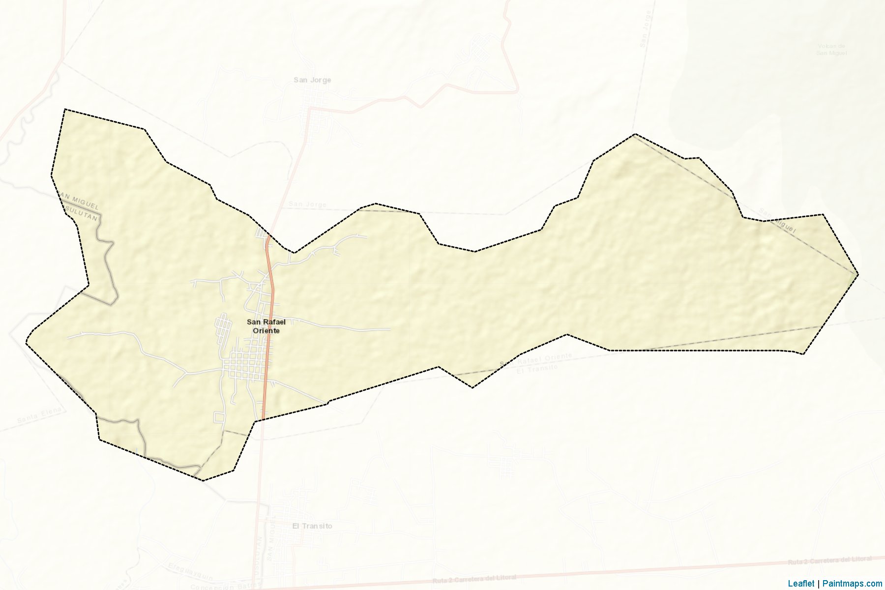 San Rafael Oriente (San Miguel) Map Cropping Samples-2