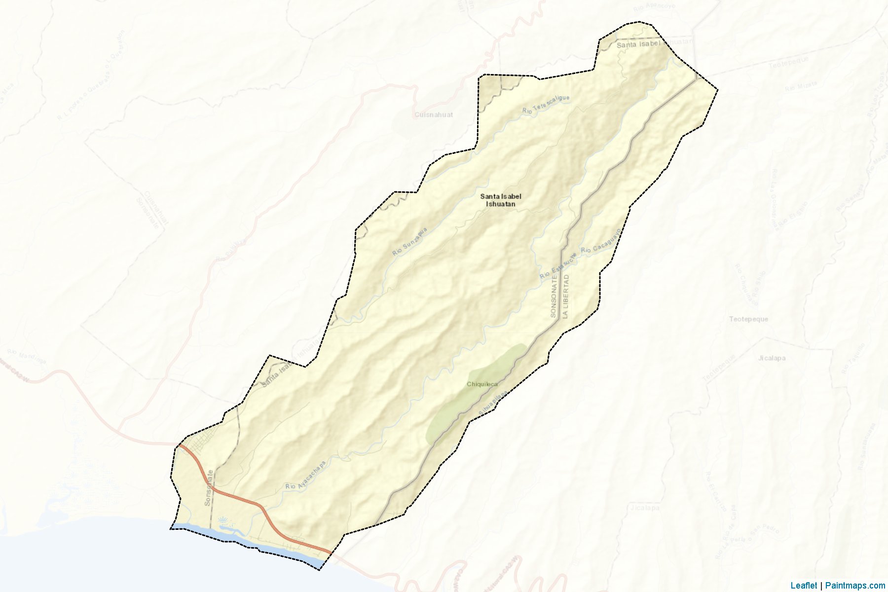 Santa Isabel Ishuatan (Sonsonate) Map Cropping Samples-2