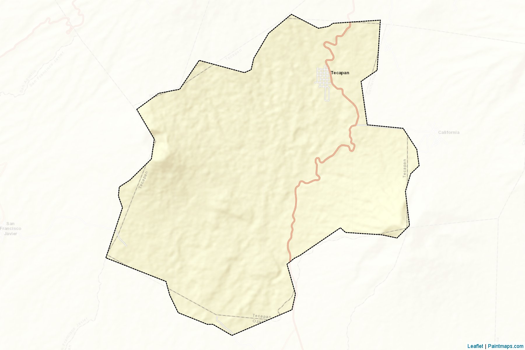 Muestras de recorte de mapas Tecapan (Usulután)-2