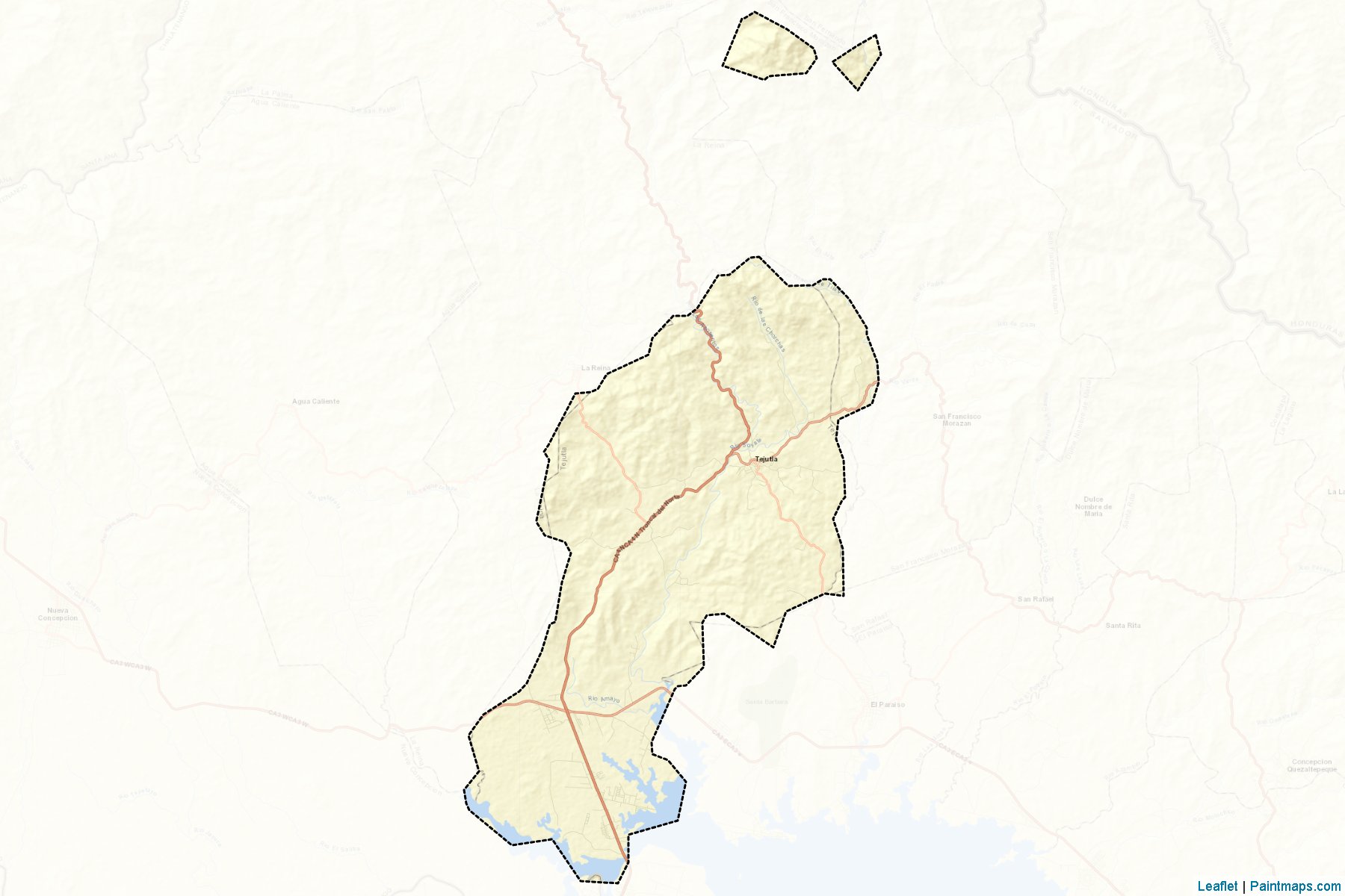 Tejutla (Chalatenango) Map Cropping Samples-2