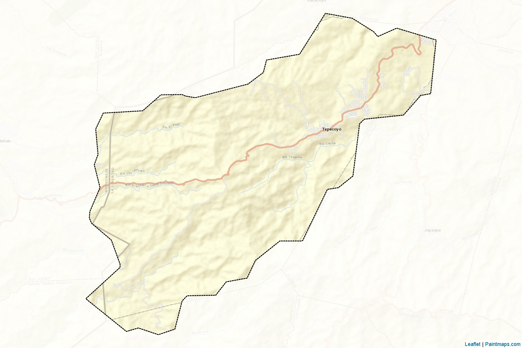 Muestras de recorte de mapas Tepecoyo (La Libertad)-2